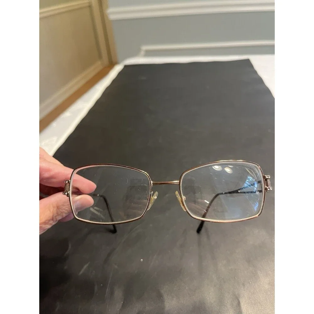 Versace MOD. 1114-B 1045 Bronze Eyeglasses Frames 54-18 130 Italy Designer Women